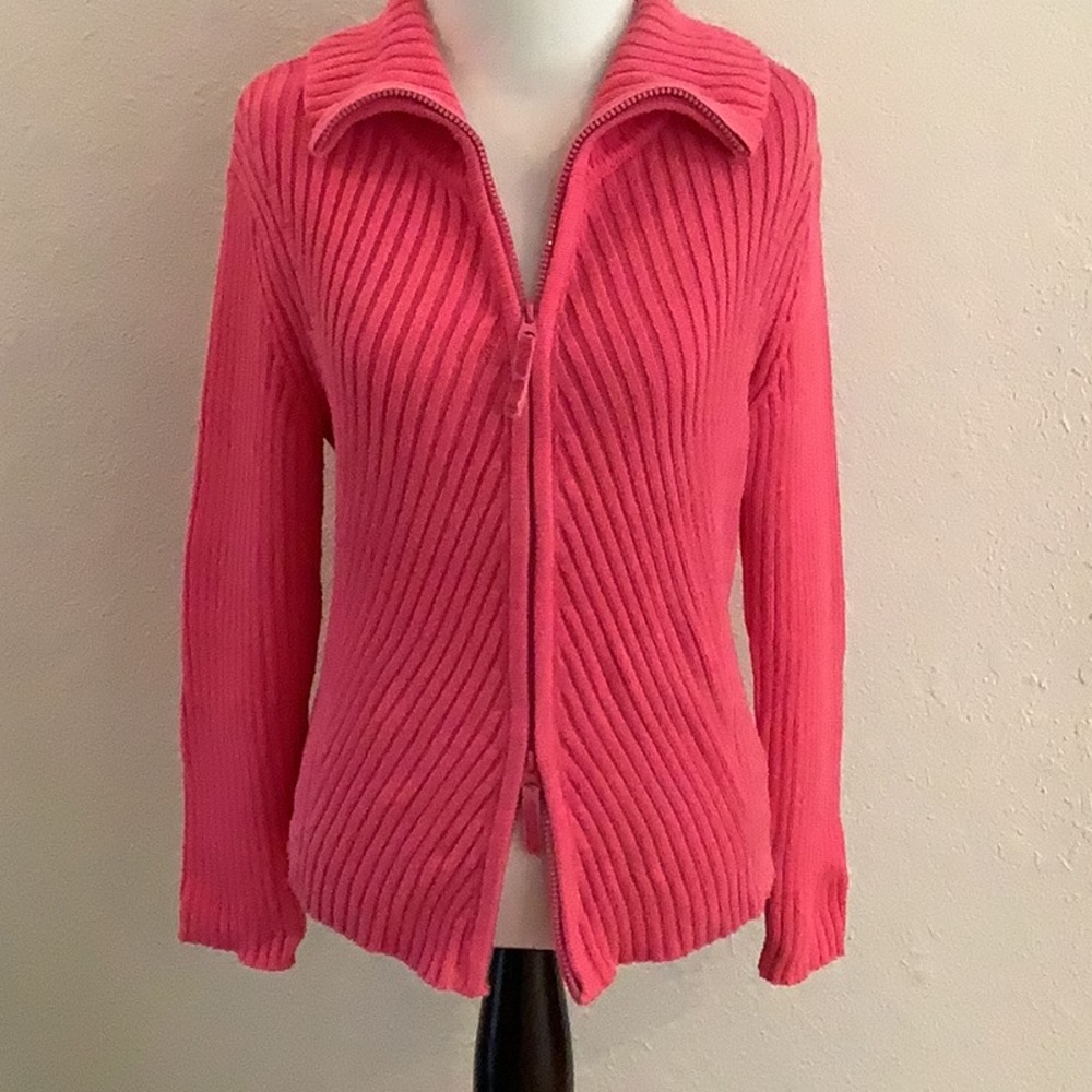 Cleo/Canada - Cardigan Sweater - Size MP - Watermelon Pink